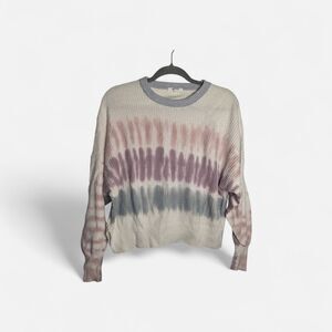 Splendid Cashmere Blend Pullover Sweater XS Womens Crew Neck Multicolor